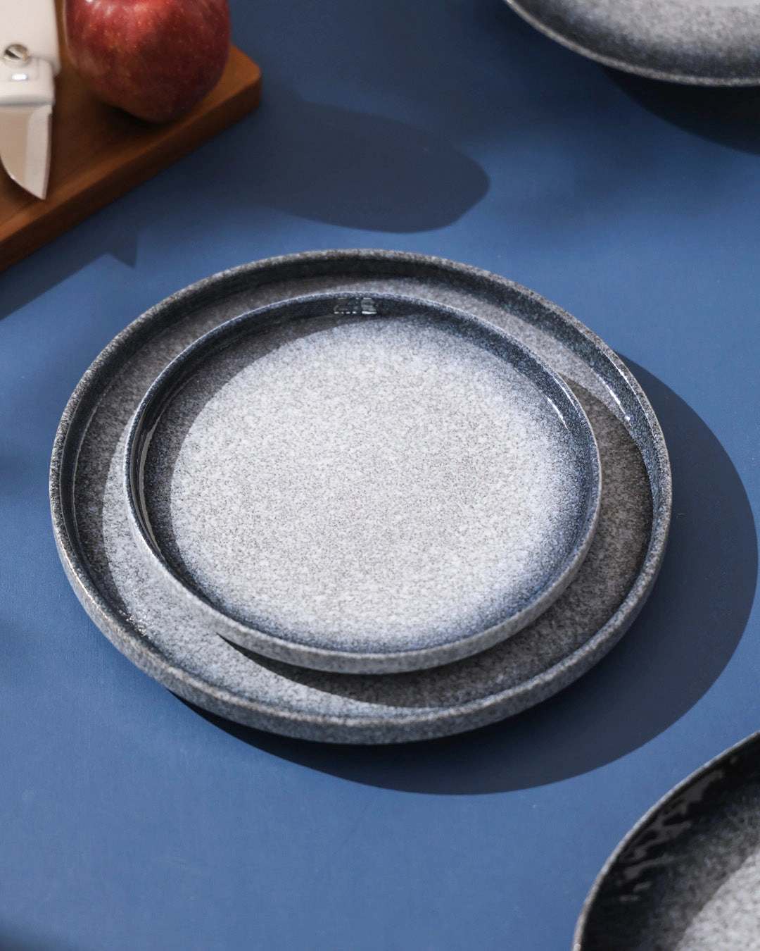 Deep Sea Speckled Quarter Plate