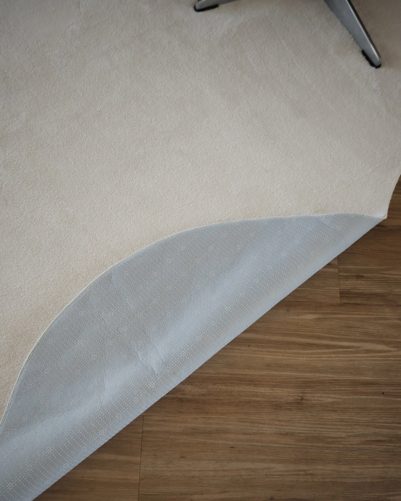 Demelza Neutral Cream Irregular Shape Washable Rug