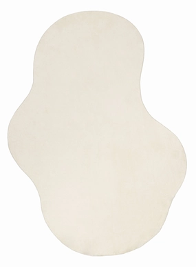Demelza Neutral Cream Irregular Shape Washable Rugmodern color block patchwork rug