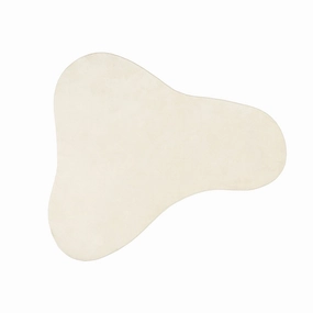 Demi Neutral Cream Irregular Shape Washable Rugmodern color block patchwork rug
