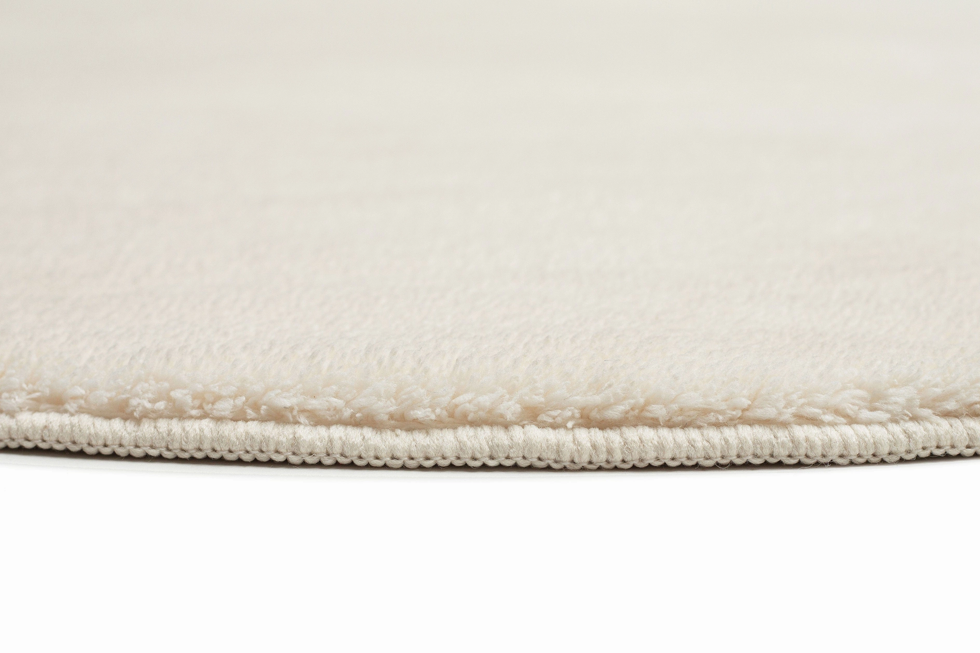 Demi Neutral Cream Irregular Shape Washable Rug