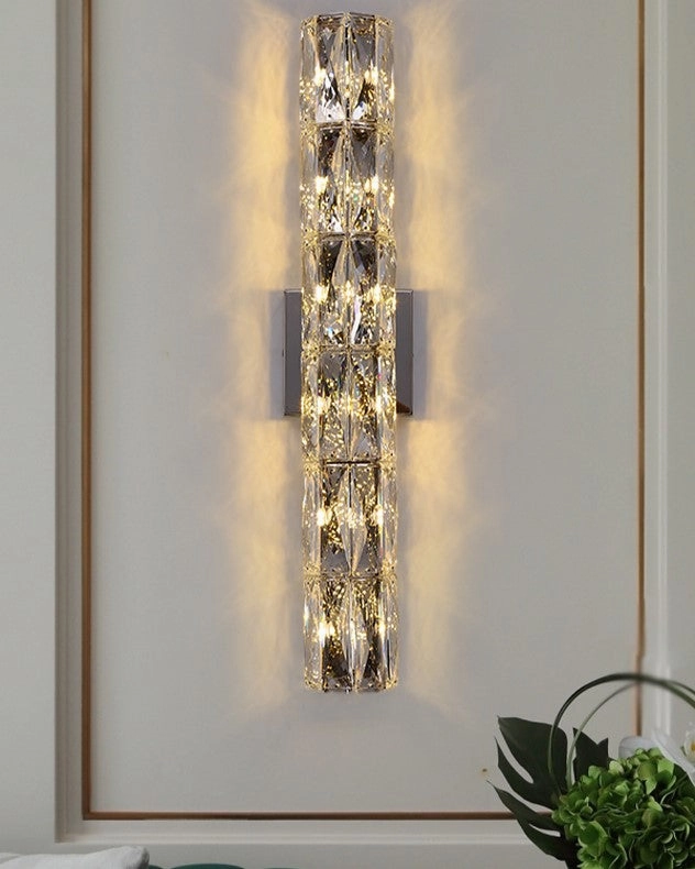 Diamond Crystal Wall Light - Large