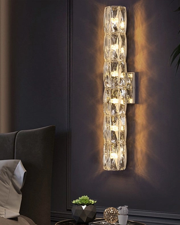 Diamond Crystal Wall Light - Large