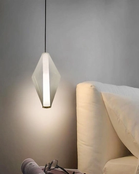 Diamond Cut LED Pendant Light - Whitemodern wall lamp,smart wall lamp