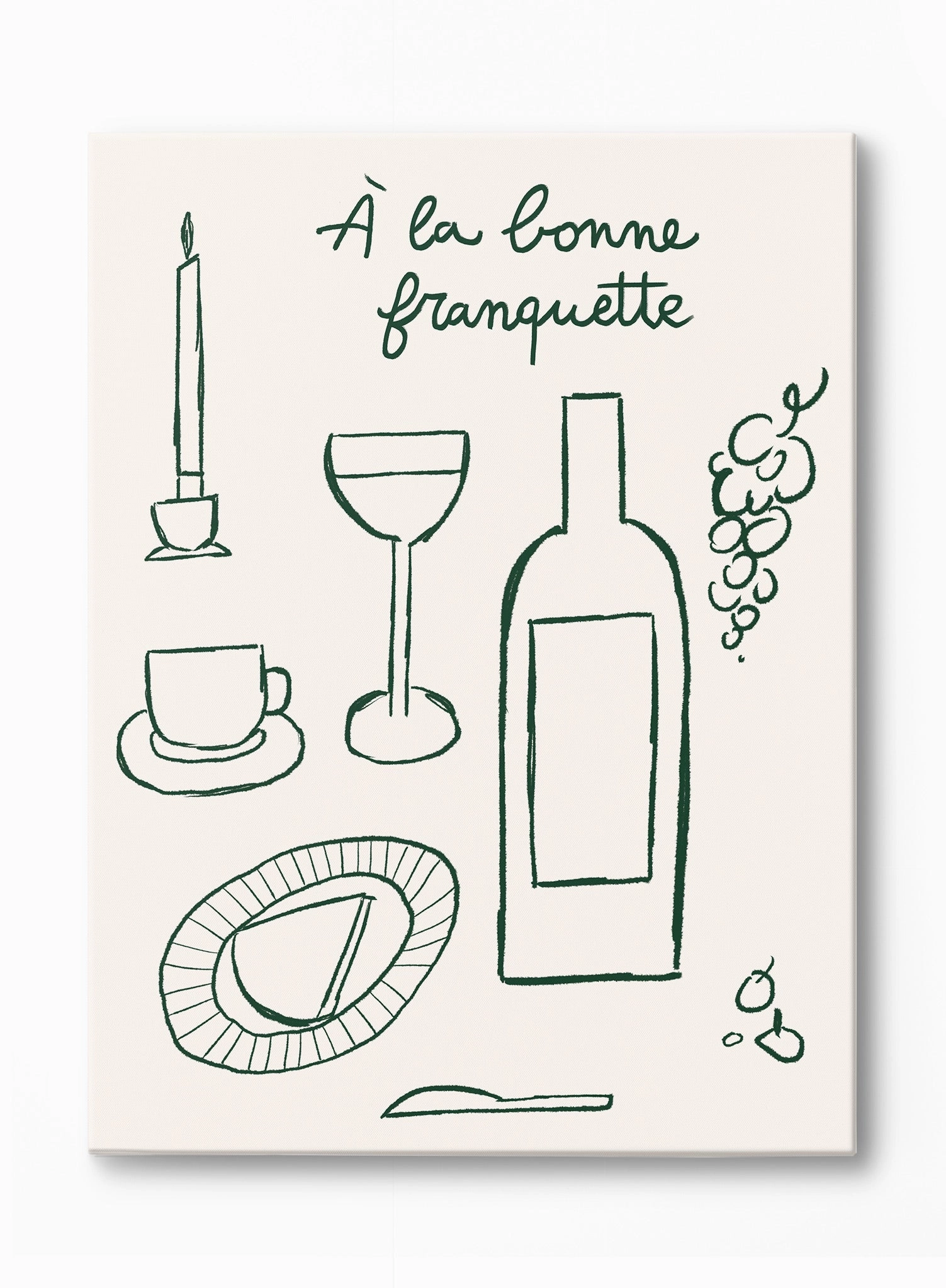 Dig In!, Canvasindoor decorative canvas print