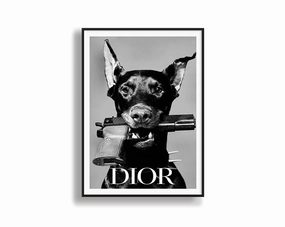 Dior Dobermannordic style wall decor