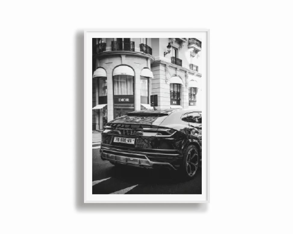Dior Lamborghini Black & White
