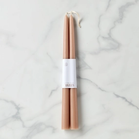 Dipped 12" Taper Candle Pair - Greigehome decor ,wall decor 