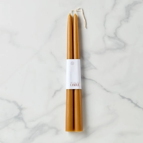 Dipped 12" Taper Candle Pair - Mielthanksgiving decor ,thanksgiving centerpiece 