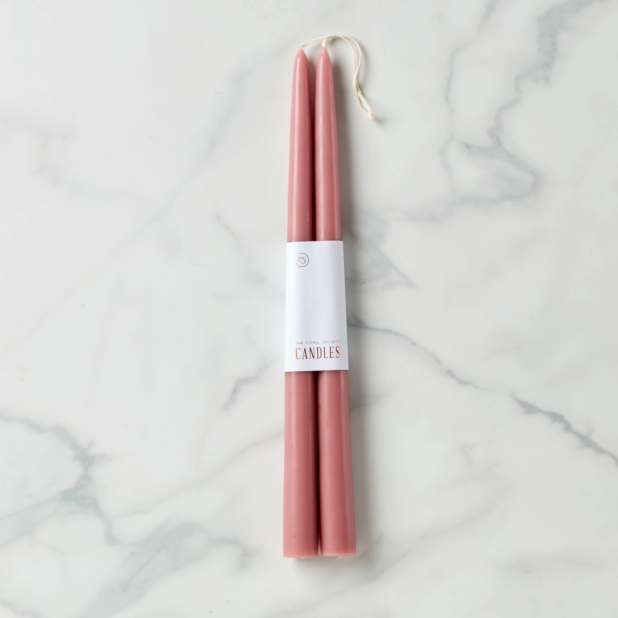 Dipped 12" Taper Candle Pair - Rosevalentine's day decorations ,valentine's centerpiece 