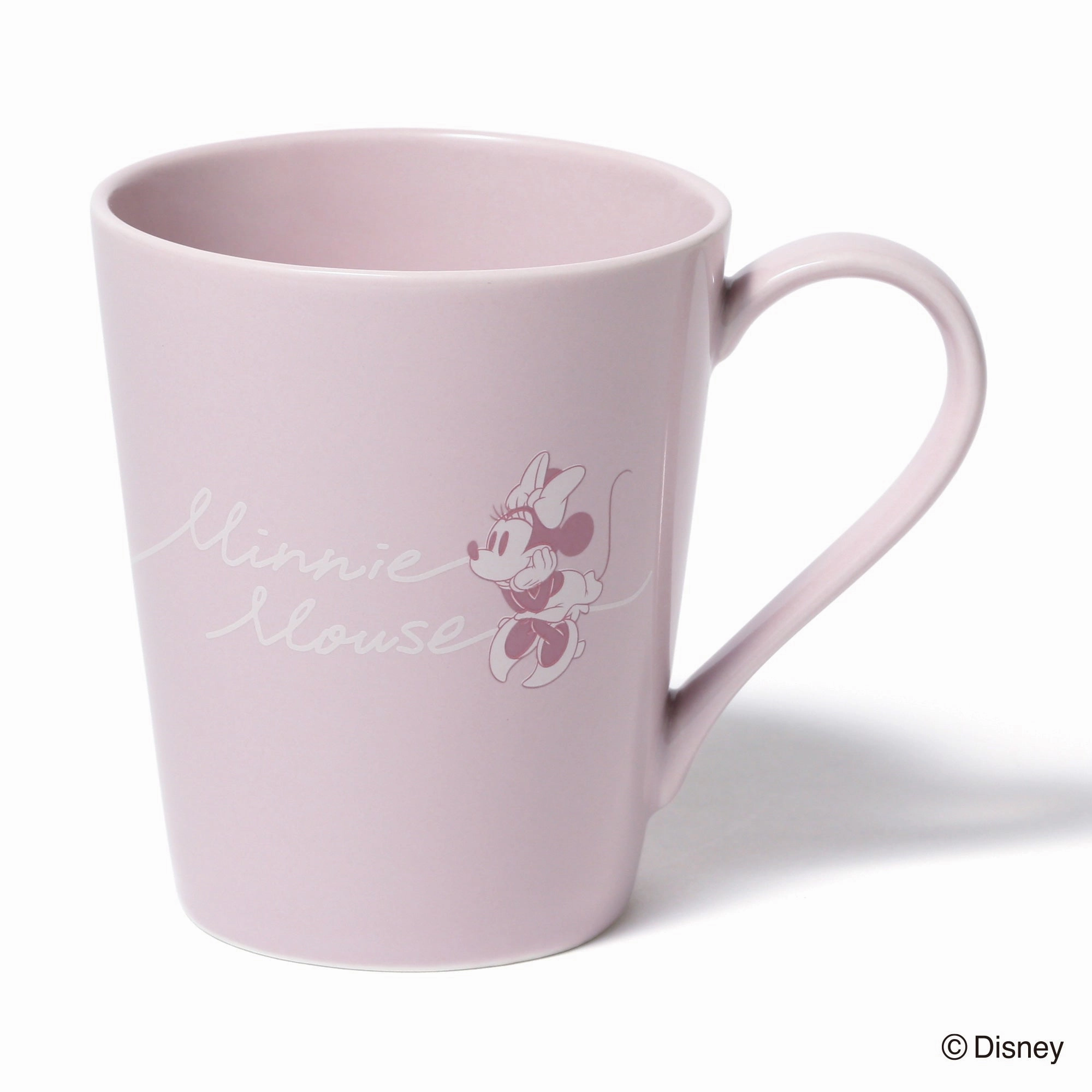 Disney Pair Mug Face Plate Pink X Gray