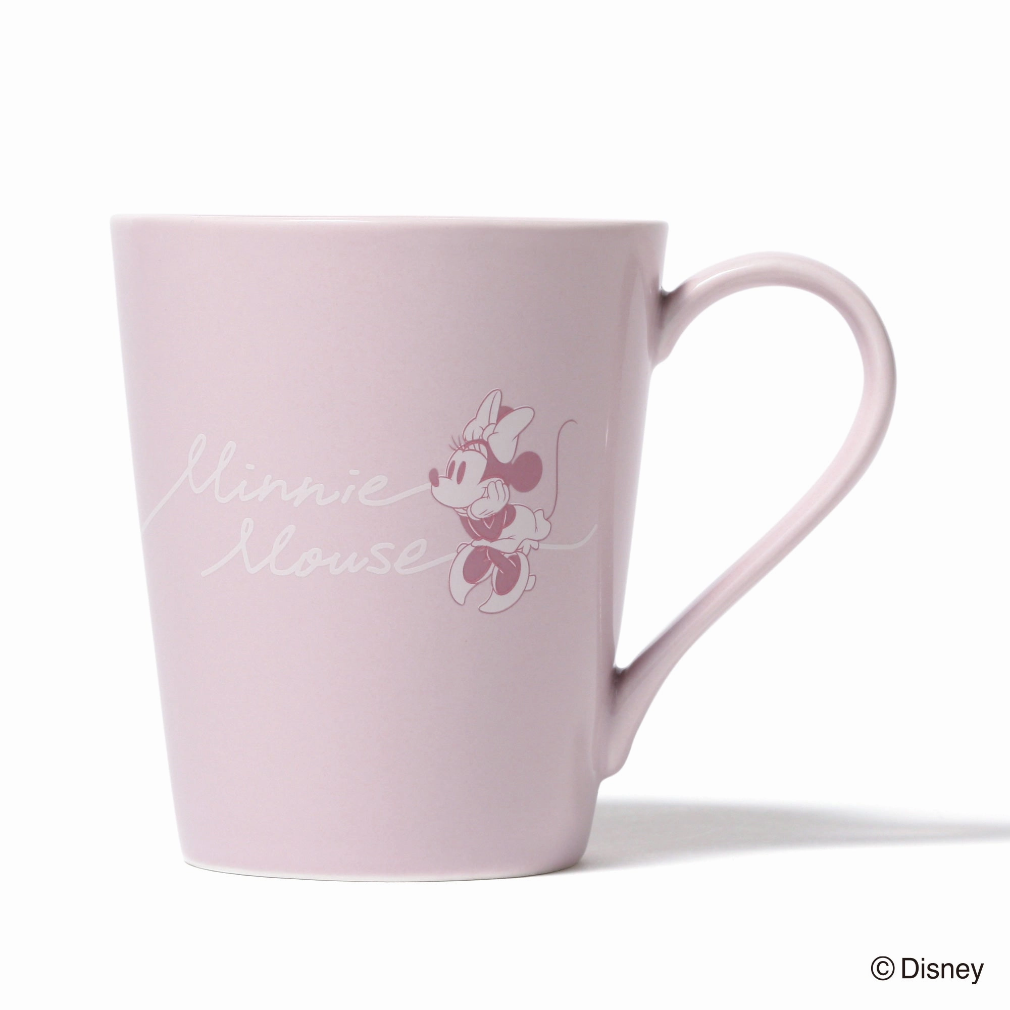 Disney Pair Mug Face Plate Pink X Gray