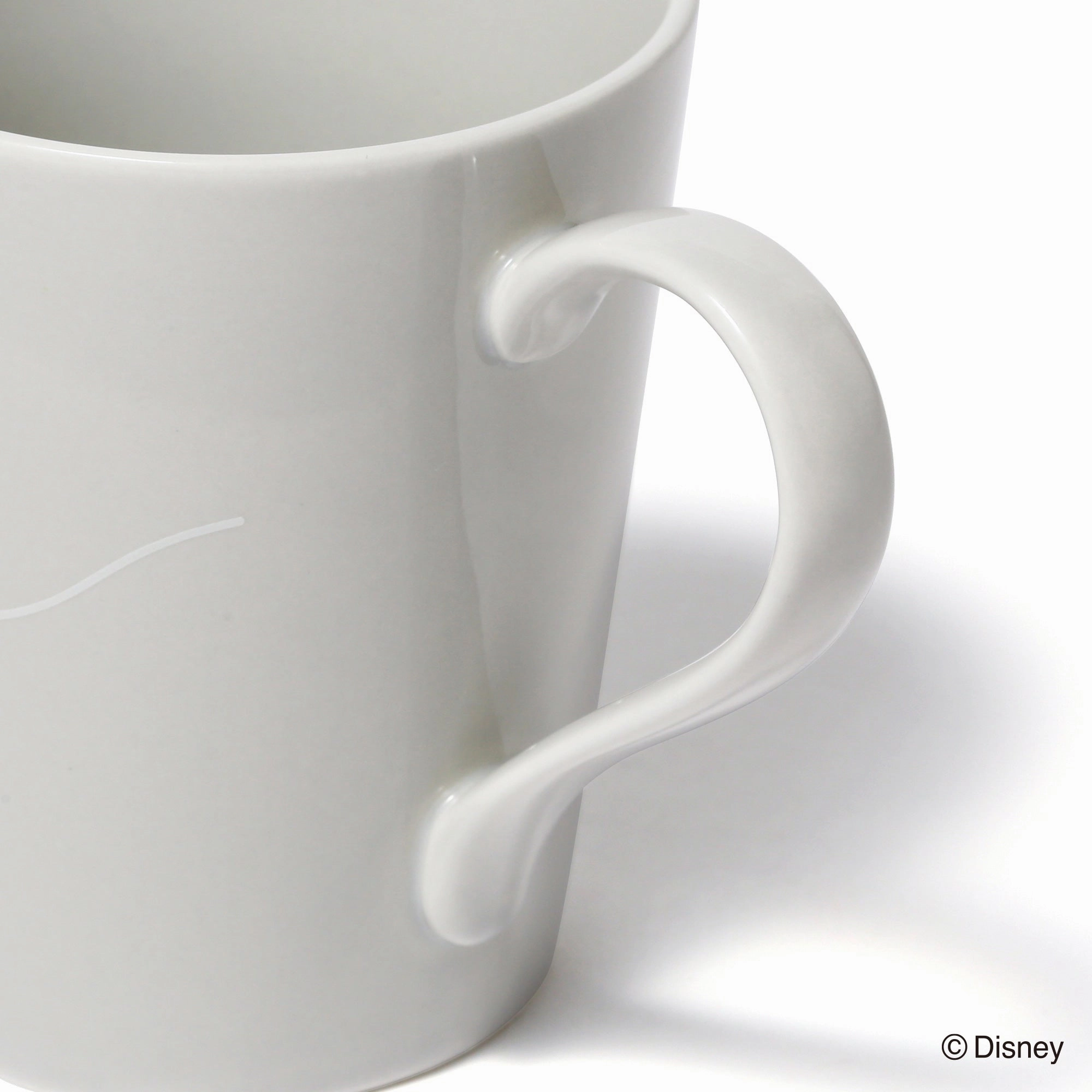 Disney Pair Mug Face Plate Pink X Gray