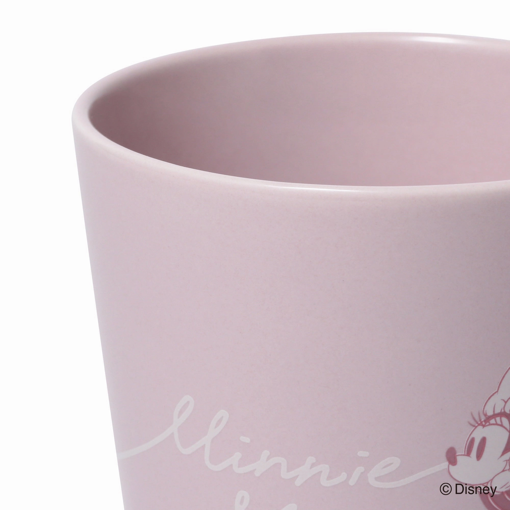 Disney Pair Mug Face Plate Pink X Gray