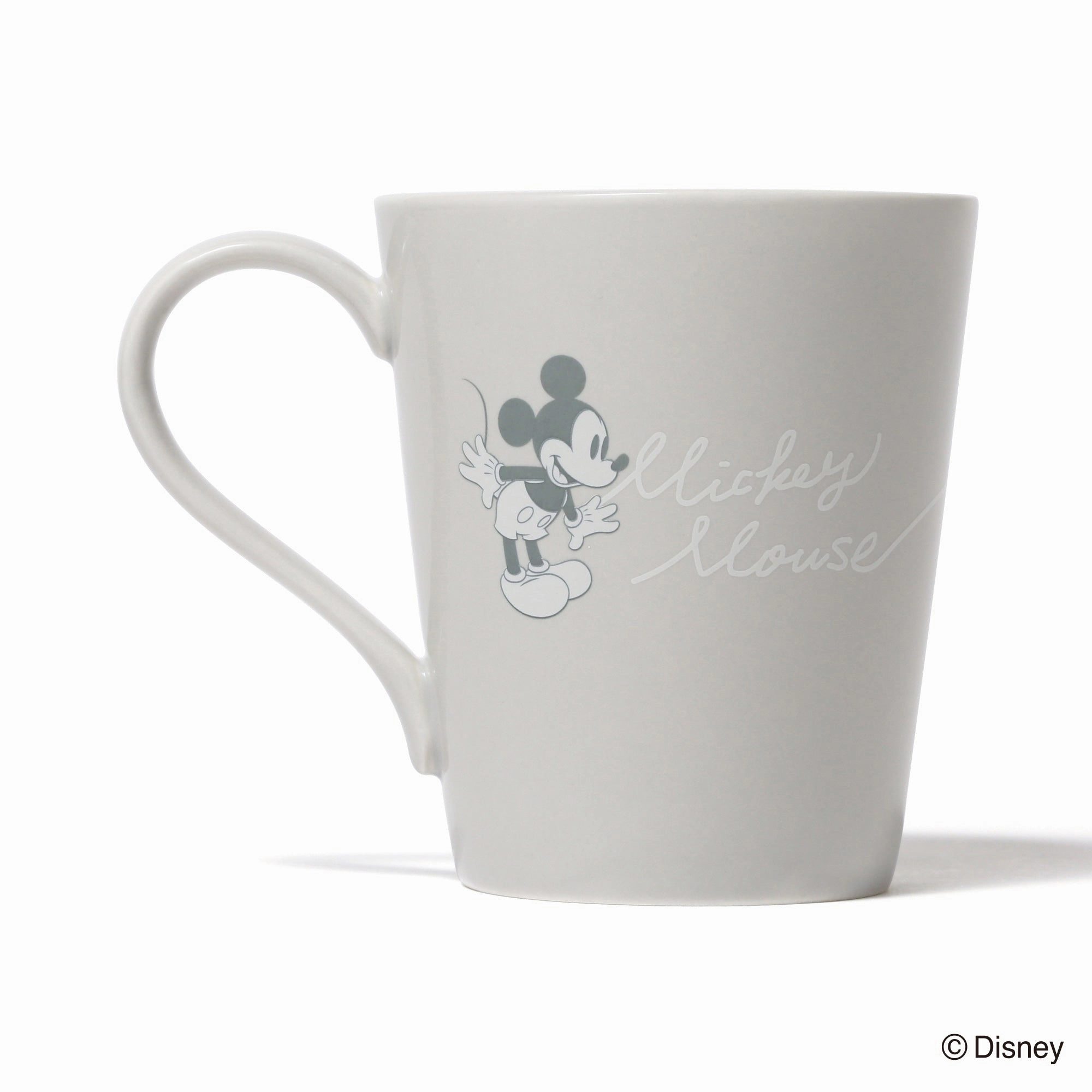 Disney Pair Mug Face Plate Pink X Gray