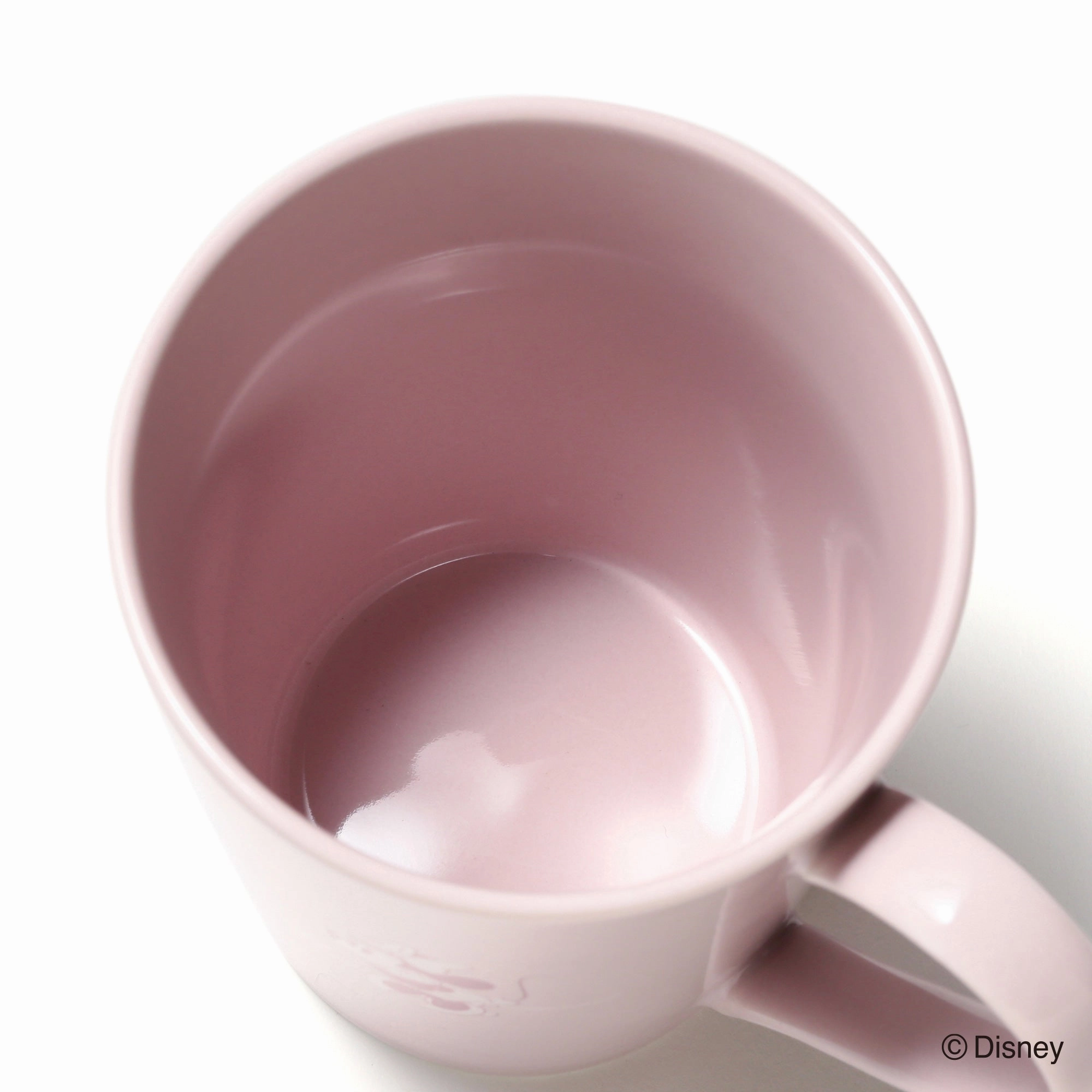 Disney Pair Mug Face Plate Pink X Gray