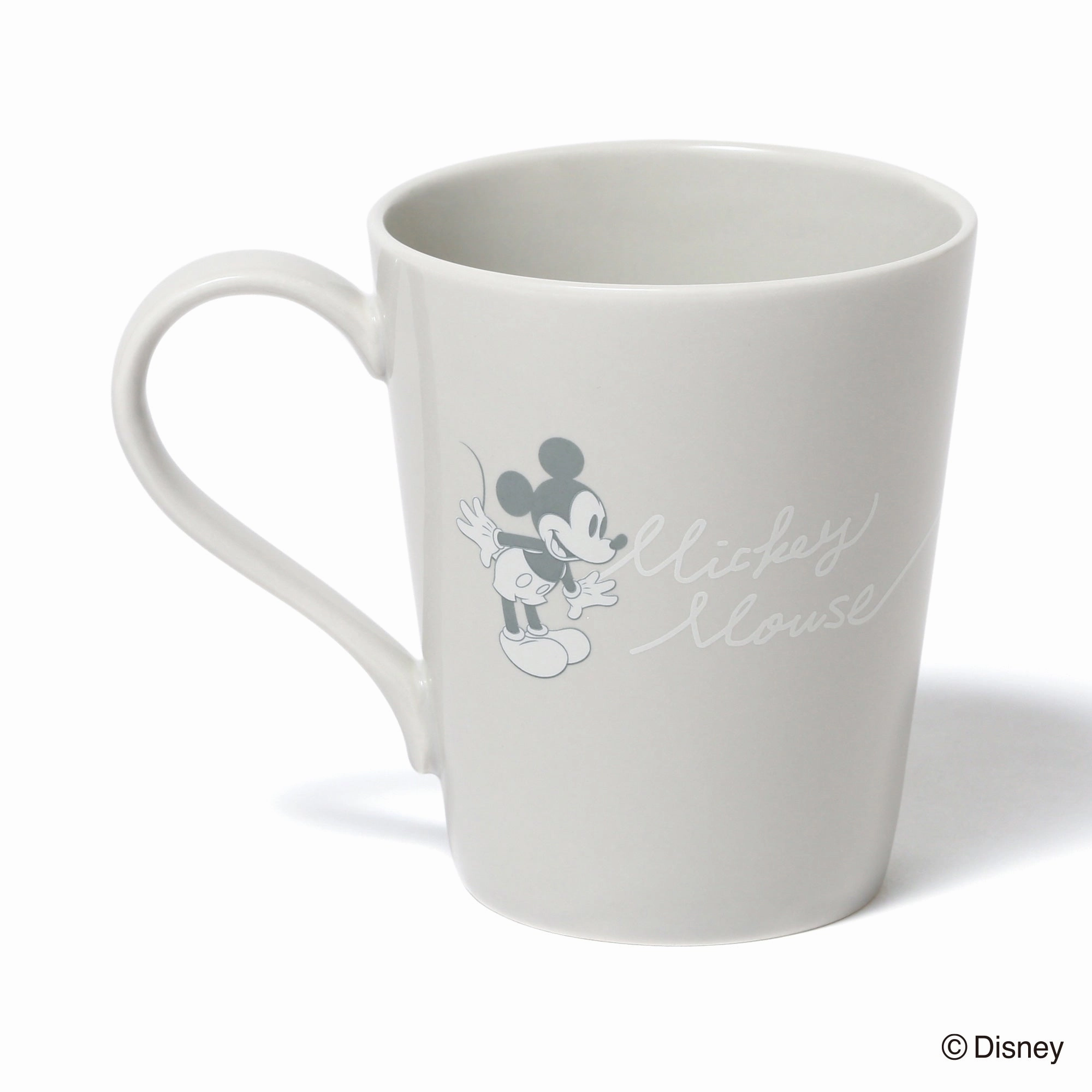 Disney Pair Mug Face Plate Pink X Gray