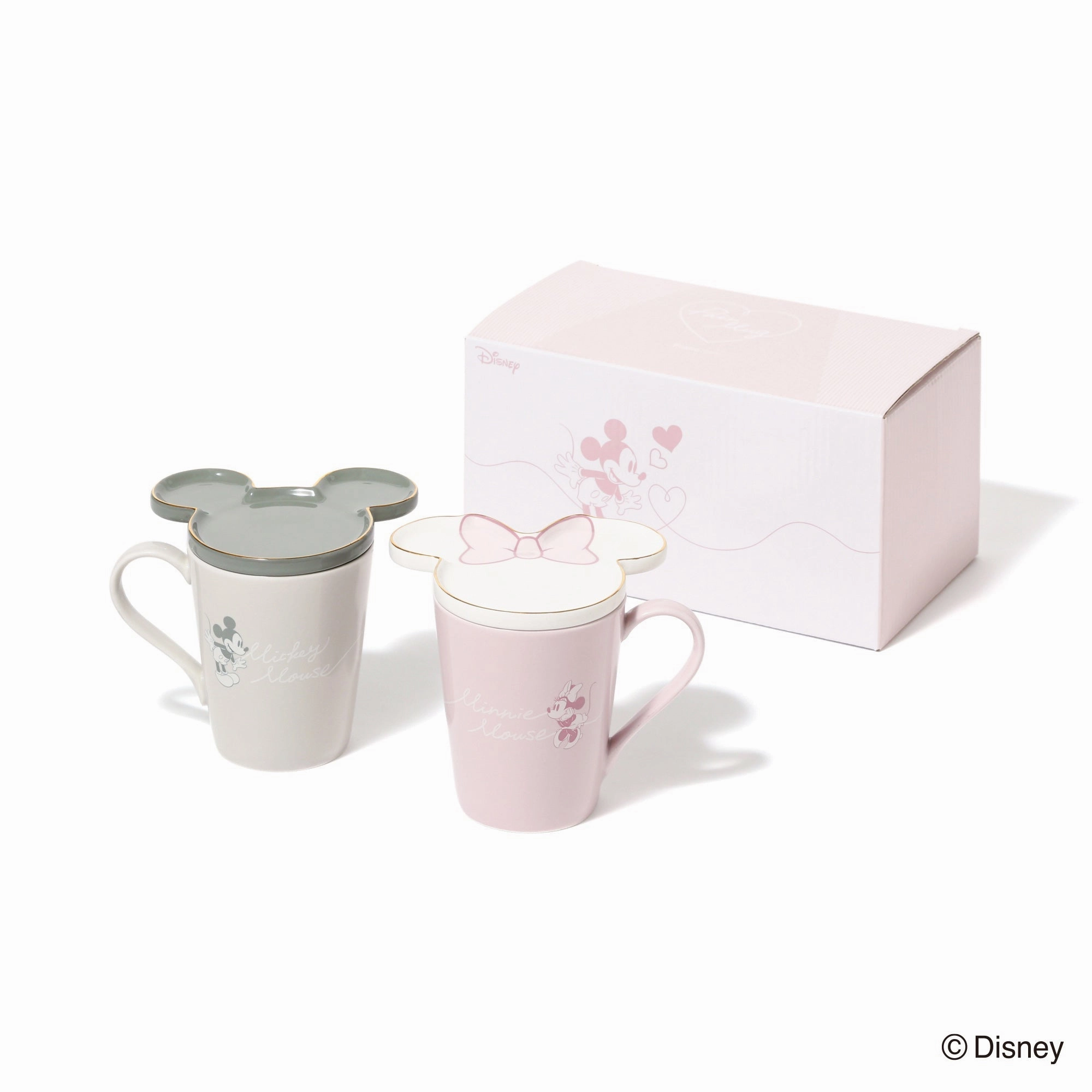 Disney Pair Mug Face Plate Pink X Grayglass cups ,personalized mugs 