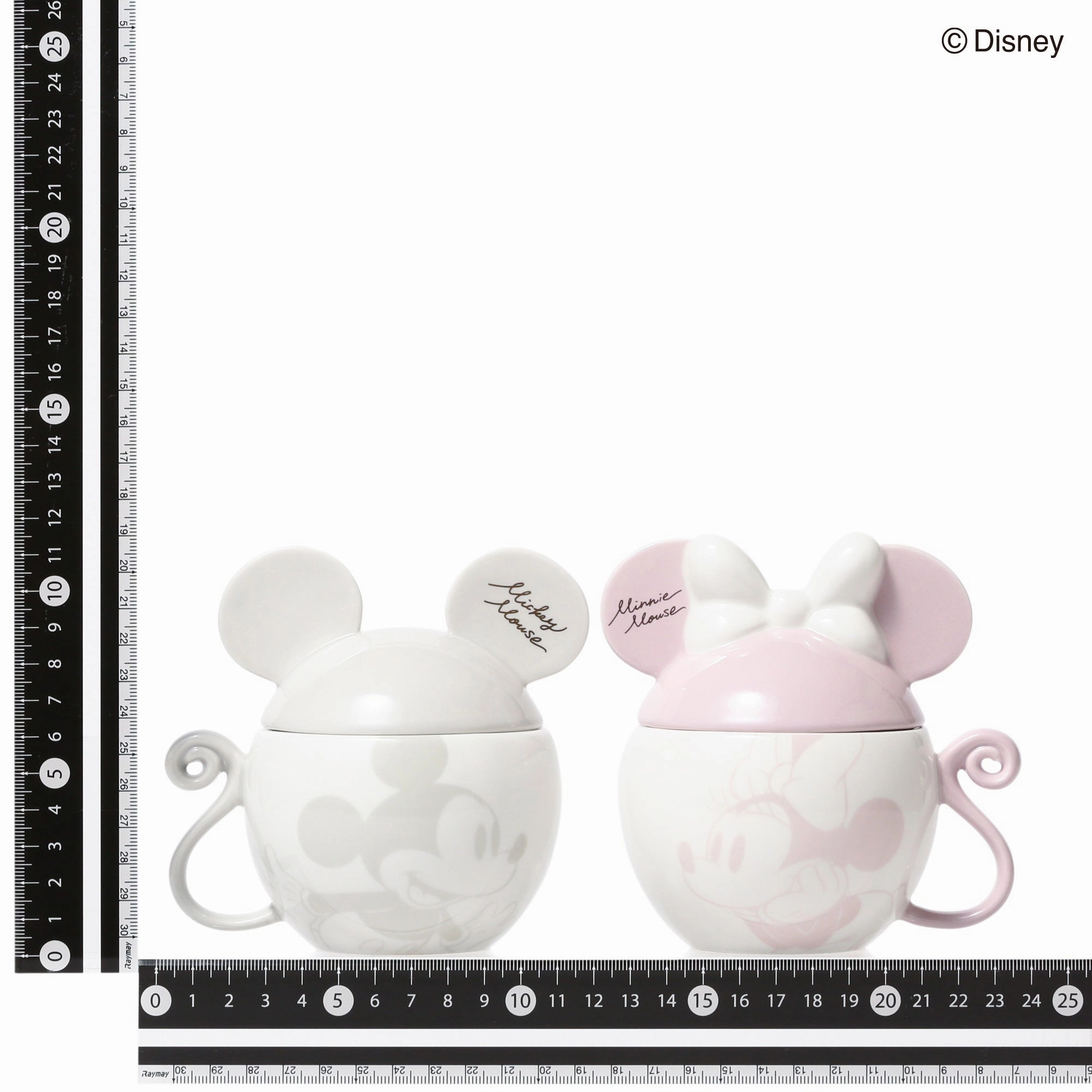 Disney Pair Mug Motif Pink X Gray