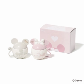 Disney Pair Mug Motif Pink X Grayglass cups ,personalized mugs 