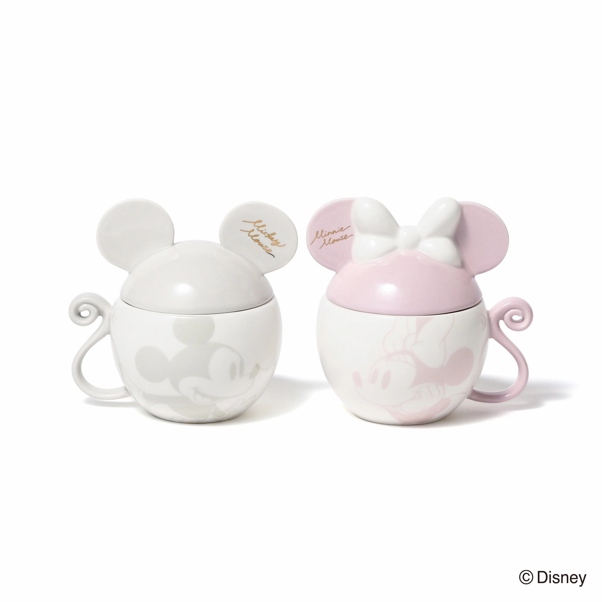 Disney Pair Mug Motif Pink X Gray