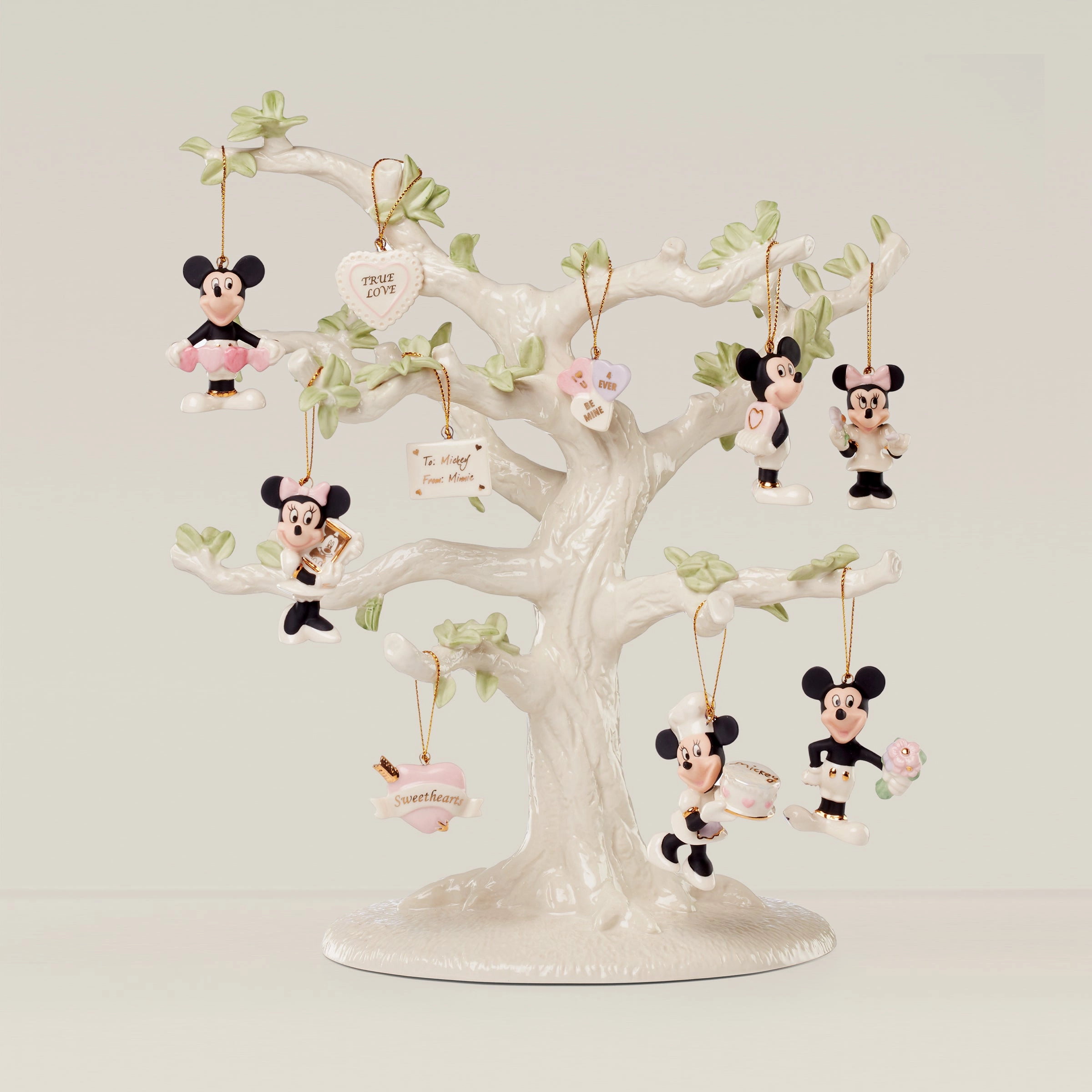 Disney Romantic Moments 10-Piece Ornament Set