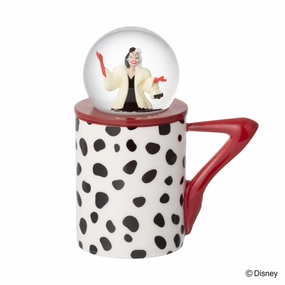 Disney Villains Night Mug & Snow Globe Cruellaglass cups ,personalized mugs 