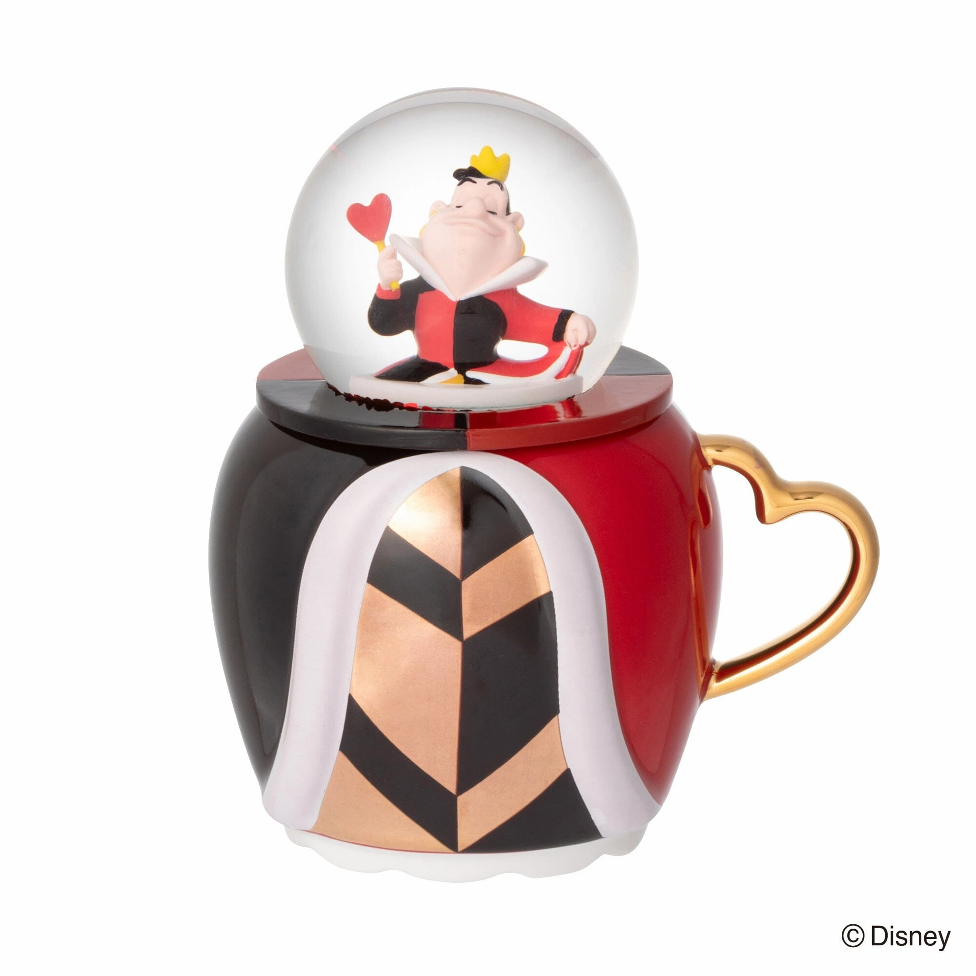 Disney Villains Night Mug & Snow Globe Queen of Heartsglass cups ,personalized mugs 