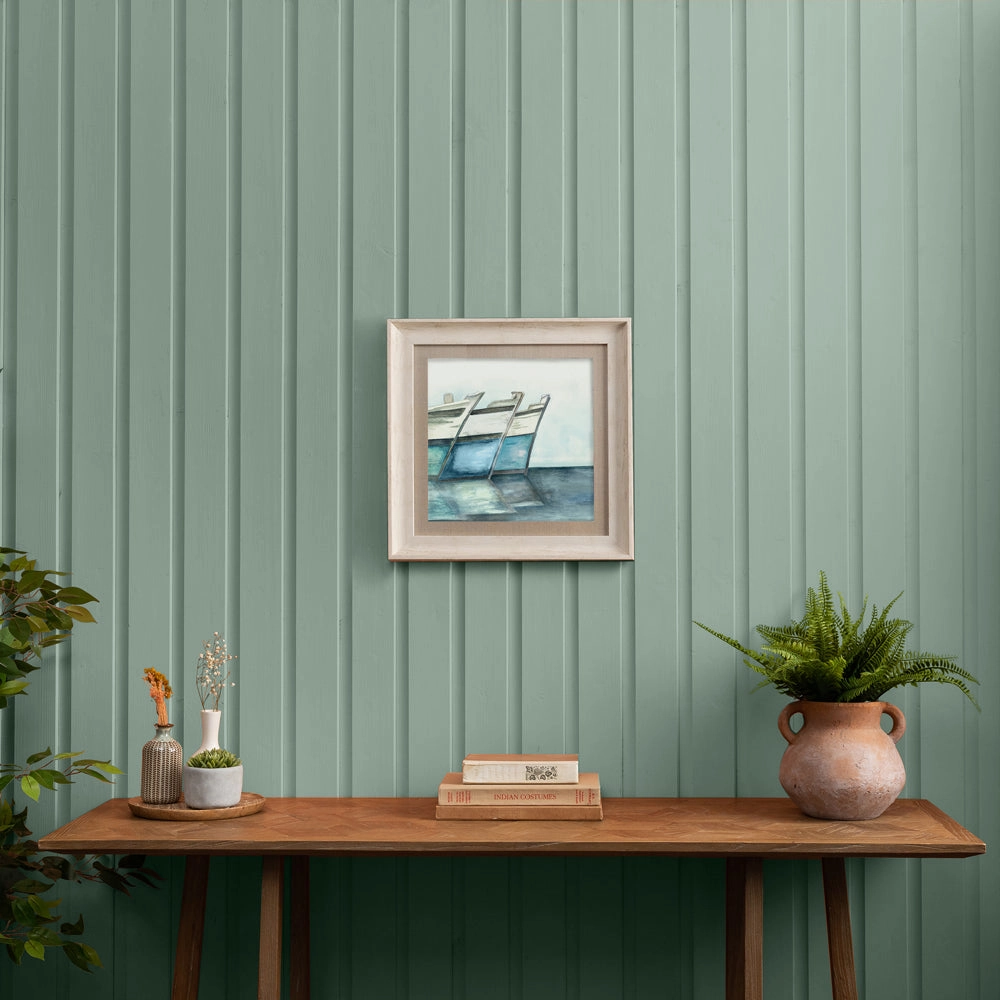 Docked Framed Print Birch
