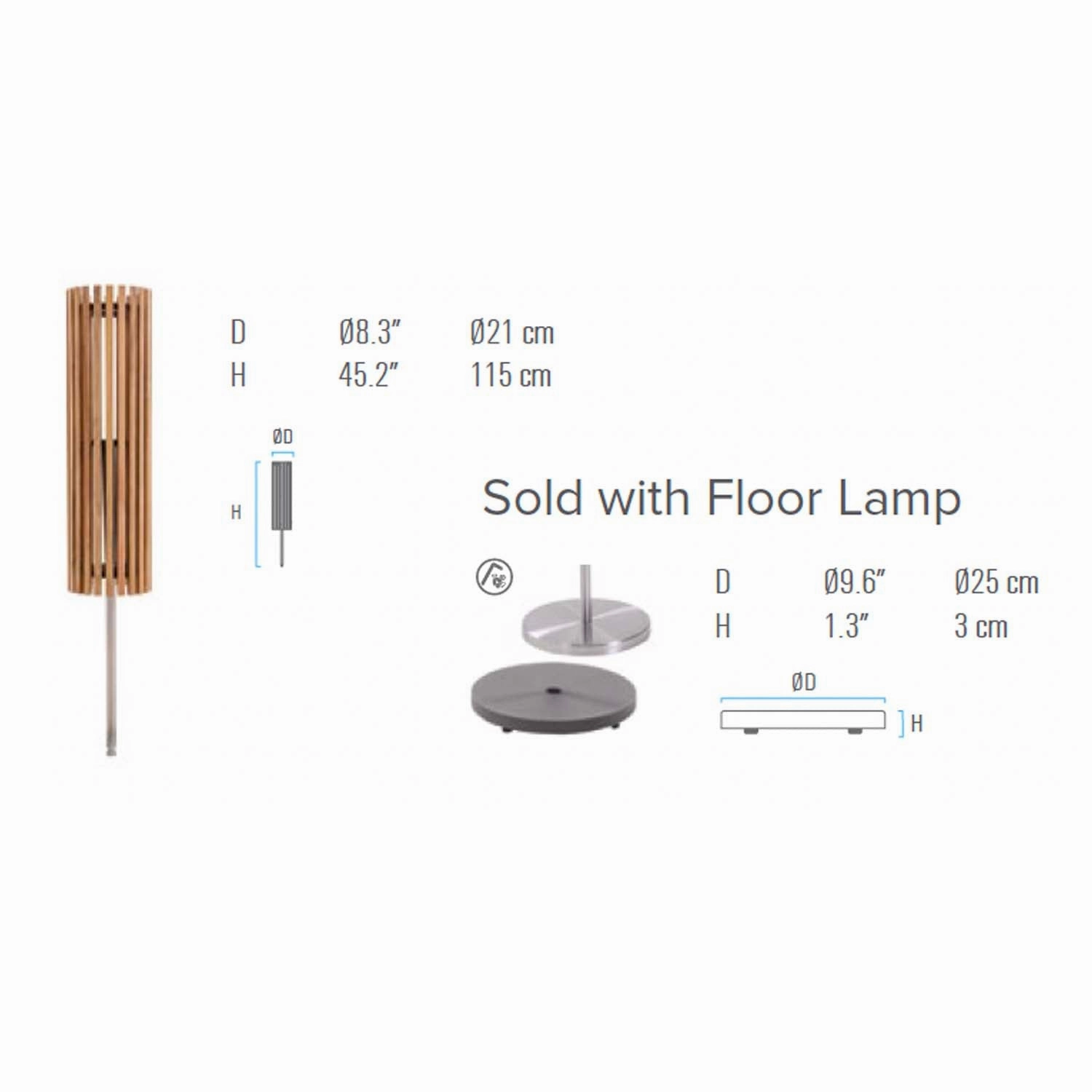 Dockside Floor Lamp with Stand