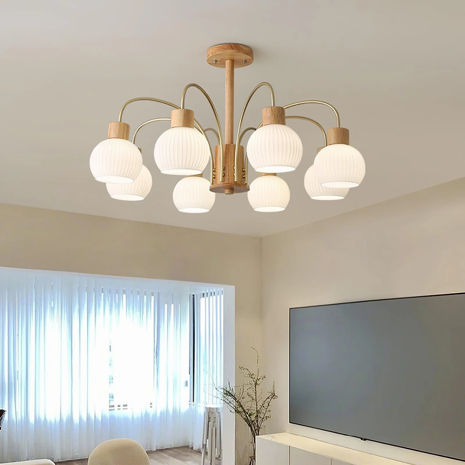 Donnelly Wooden Chandelier