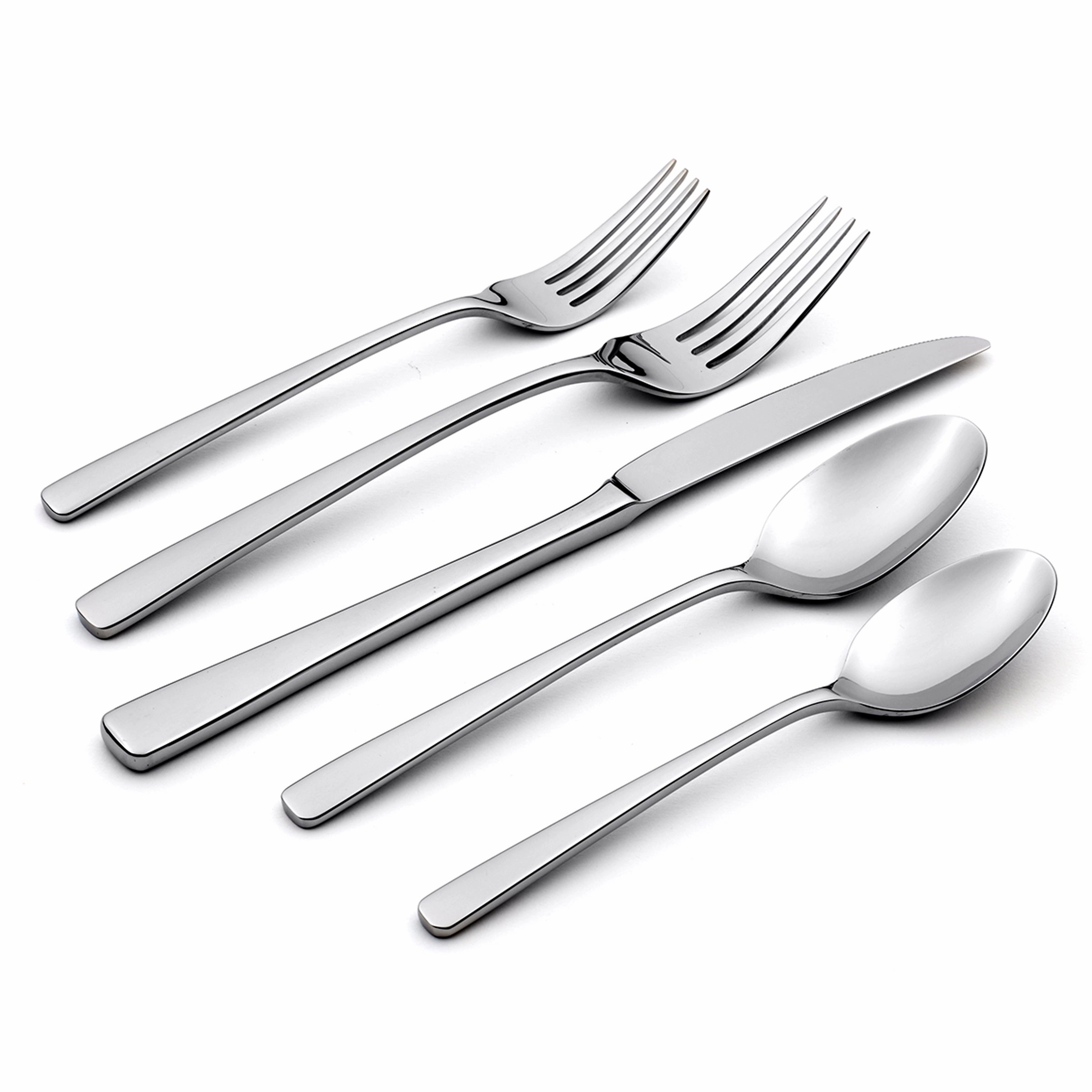 Doublet 20 Piece Flatware Seteco-friendly bamboo fiber tableware set 