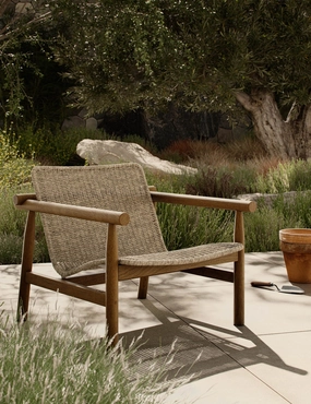 Dume Indoor / Outdoor Accent Chair by Amber Lewis x Four Handsoutdoor wrought iron plant stand