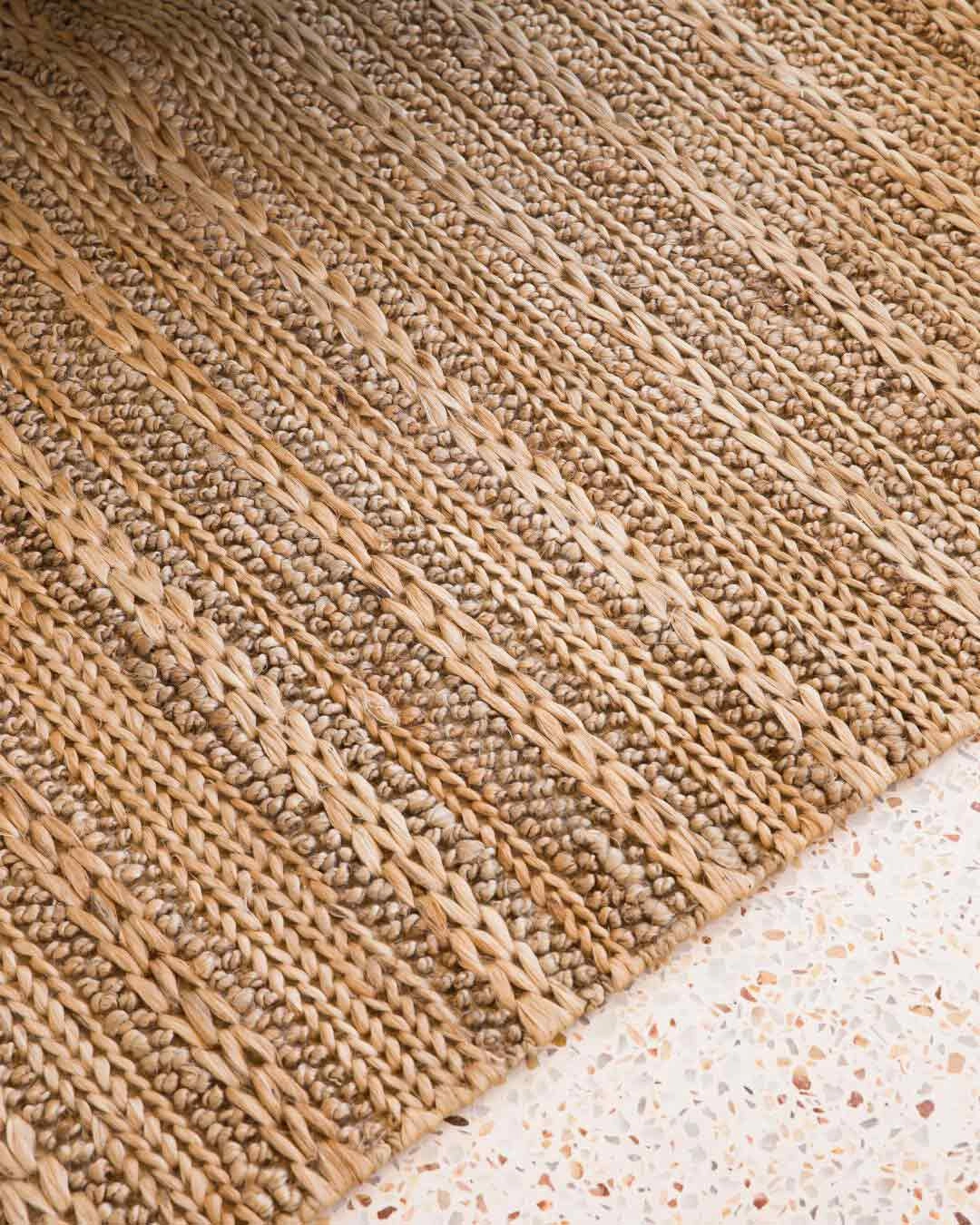 Eboni Chunky Braided Jute and Cotton Rug