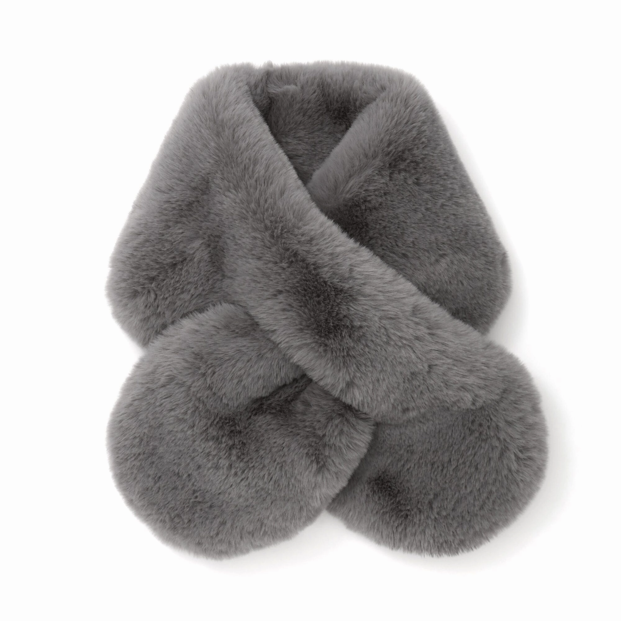 Eco Fur Tippet Greybedding sets ,throw blankets 