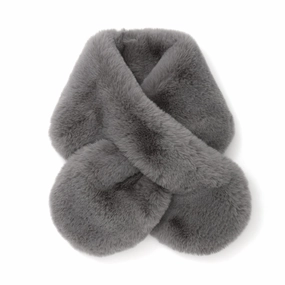 Eco Fur Tippet Greybedding sets ,throw blankets 