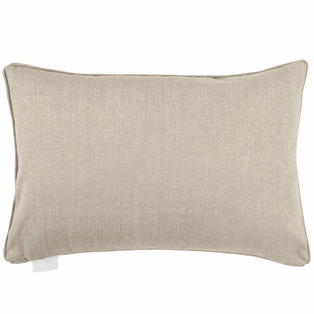 Eden Leaves Printed Cushion Onyx