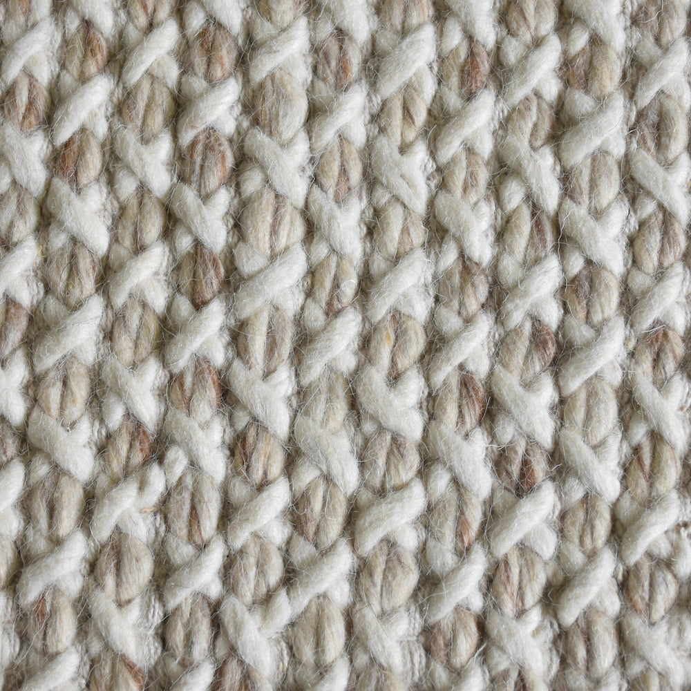 Edmond Beige Wool Rug