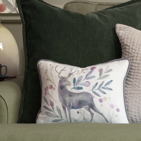 Edo Small Printed Cushion Violetbedding sets ,throw blankets 