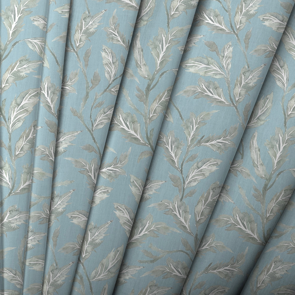 Eildon Printed Cotton Made to Measure Roman Blinds Bluebell