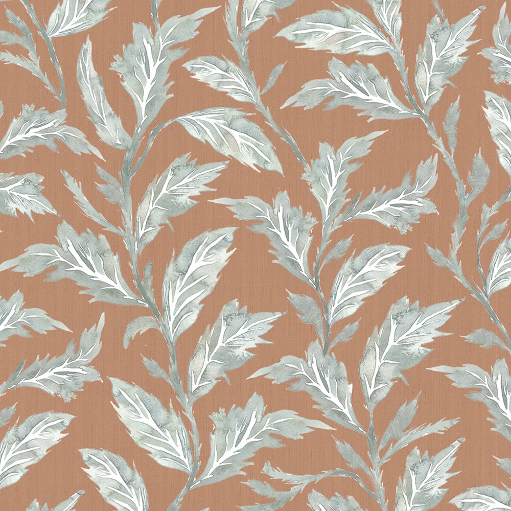 Eildon Printed Cotton Made to Measure Roman Blinds Rust