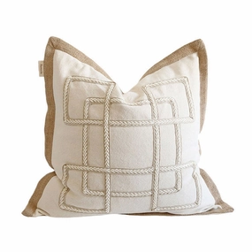 Elegant Cotton and Jute Throw Cushion Coverhome decoration ,modern home decor 
