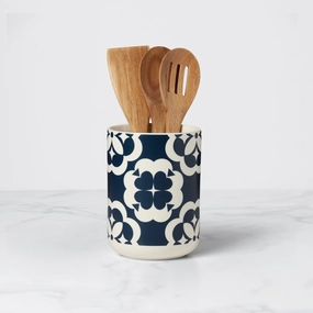 Elegant GEO Utensil Crock With Wood Utensilsmodern kitchen decor ,kitchen dinner set ,dinnerware 
