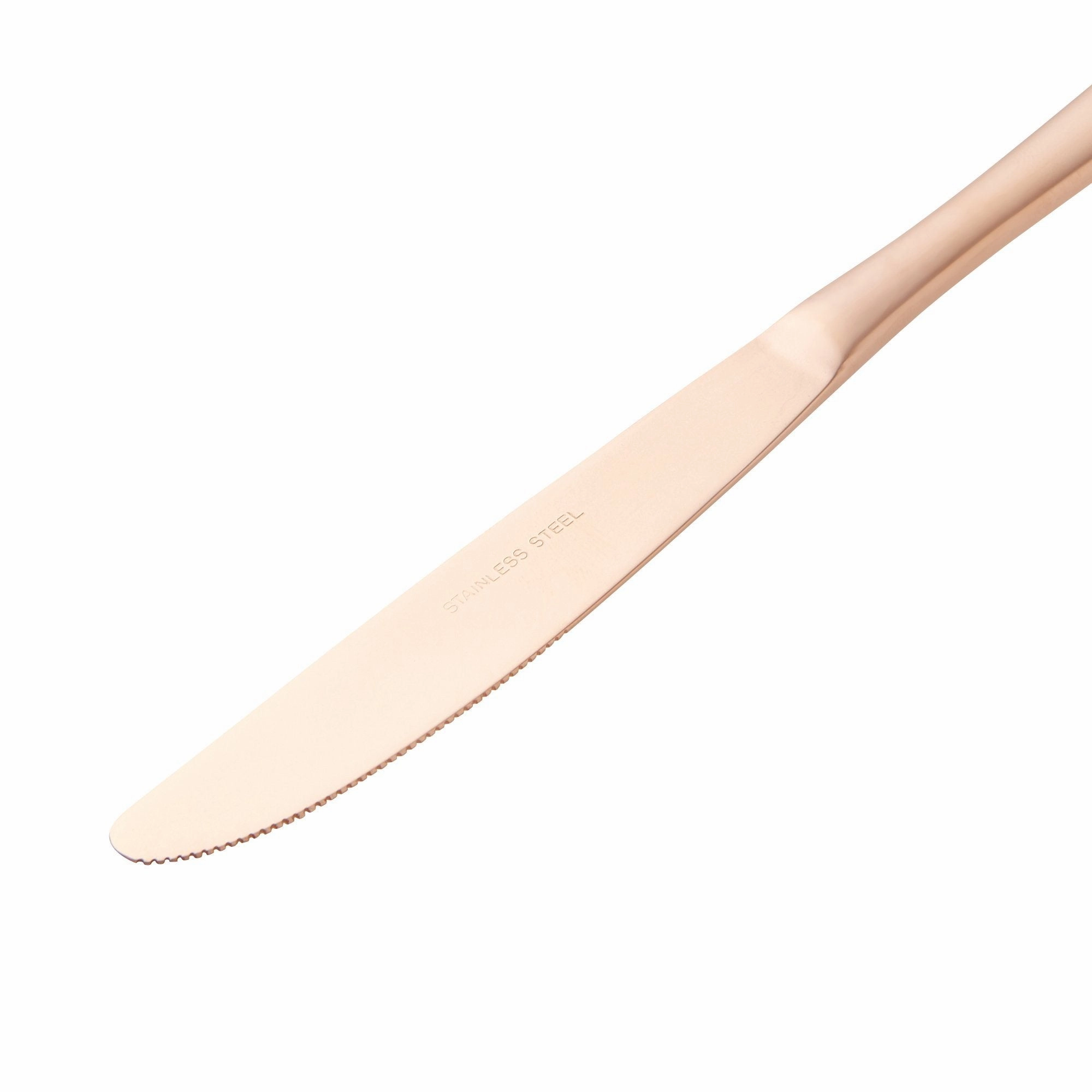 Elegante Dinner Knife Pink Gold
