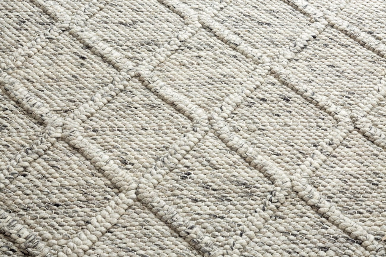 Ella Grey Marble Wool Rug *NO RETURNS UNLESS FAULTY