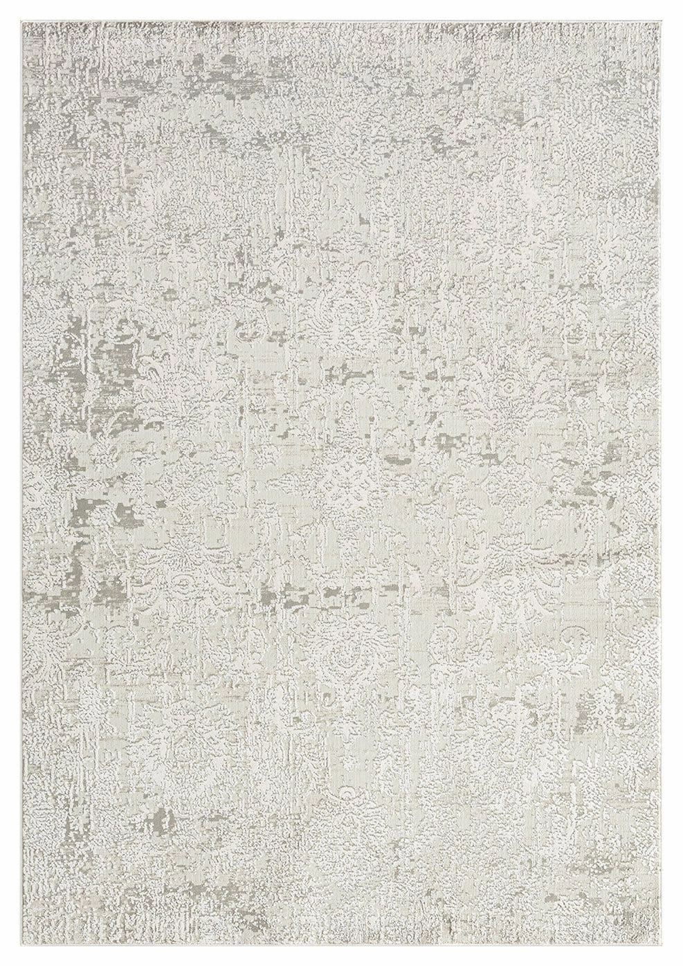 Ellery Grey Ivory Distressed Floral Rugmodern color block patchwork rug