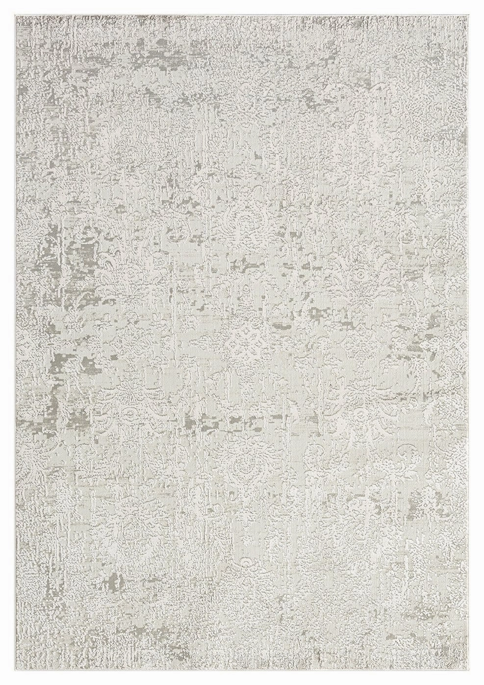 Ellery Grey Ivory Distressed Floral Rugmodern color block patchwork rug
