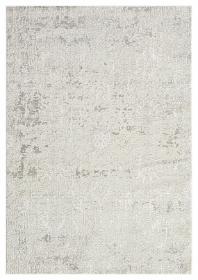 Ellery Grey Ivory Distressed Floral Rugmodern color block patchwork rug