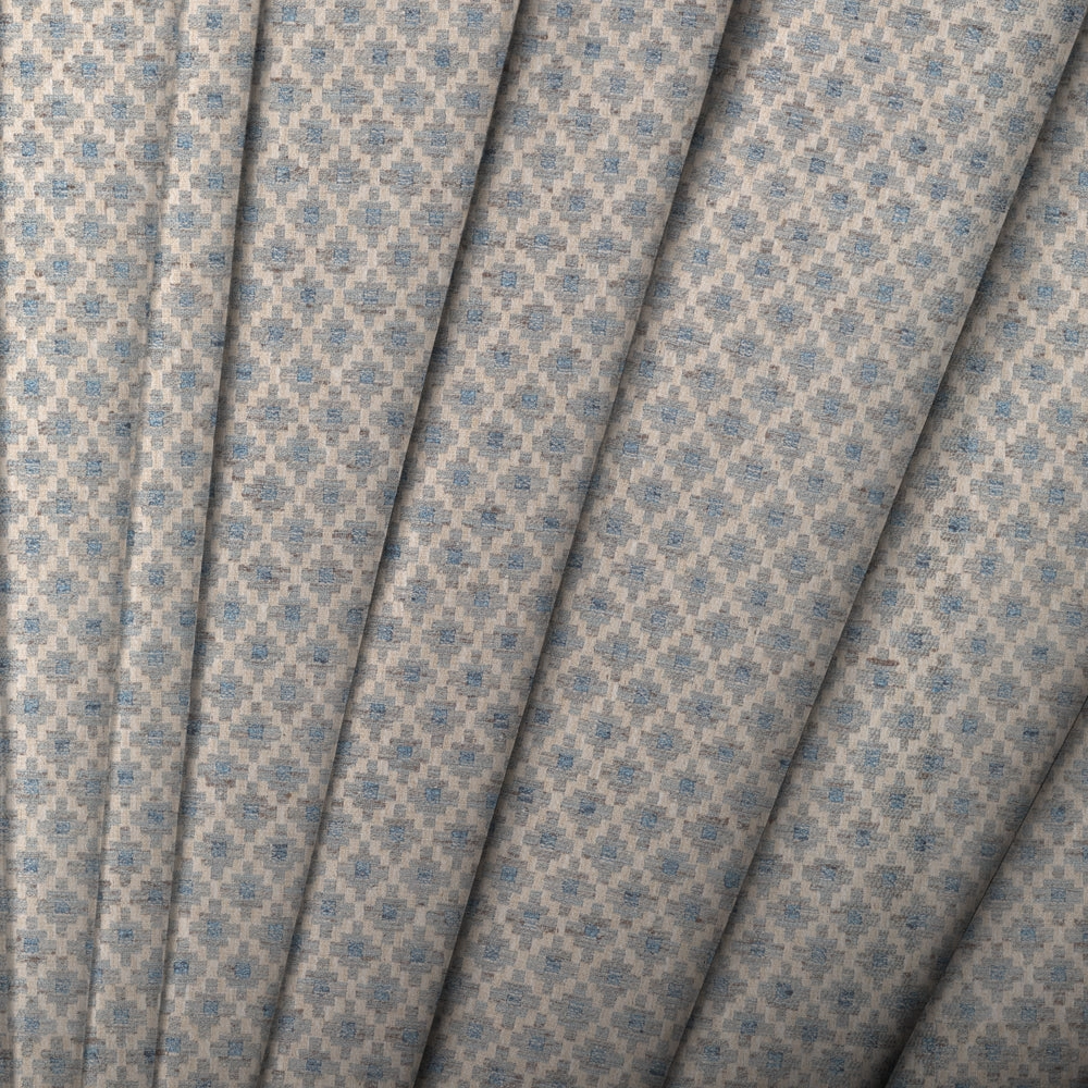 Elmore Woven Jacquard Made to Measure Roman Blinds Steel