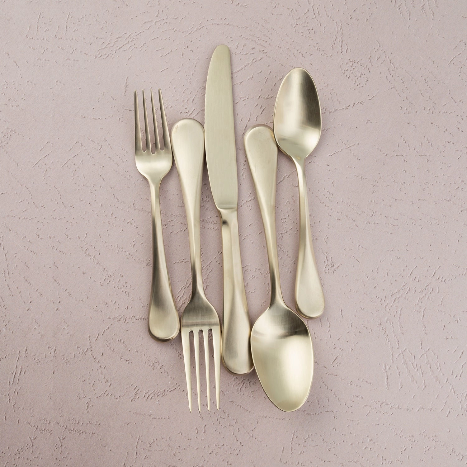 Eloquence Champagne Satin 20 Piece Flatware Set